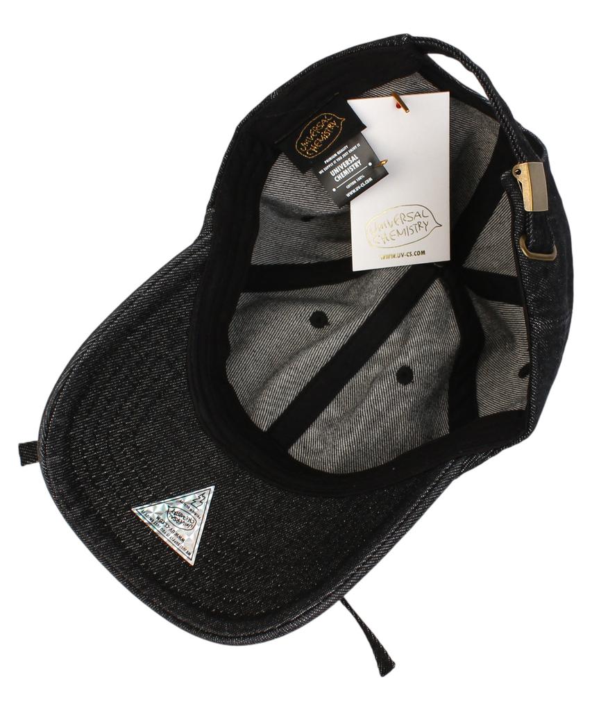 Yunibeosyeolkemiseuteuli Musubi Black Denim Ballcap