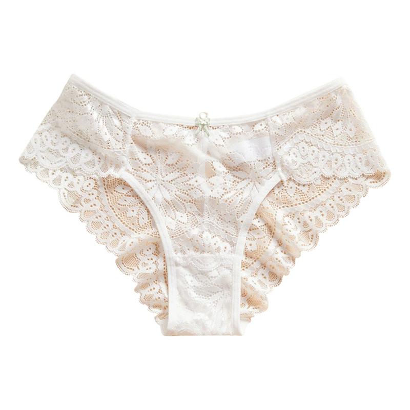 Women's Sexy Lace Panties Breathable Briefs