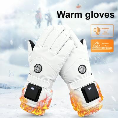 Electric Heating Gloves Heat Charging Warm USB Gloves Cycling Men Women Winter Smart Graphite Warmers
