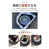 SUNGRAN Outdoor Tire Covers, 4-Pack, Waterproof/UV-Resistant/Dustproof, Carry Handles & Tie Straps, Washable, S Size 65 × 37 cm
