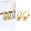 925 Silver Ear Needle Simple 10/15/25mm Hoop Earrings for Women Round Dangle Gold Earrings Fashion Korean Jewelry
