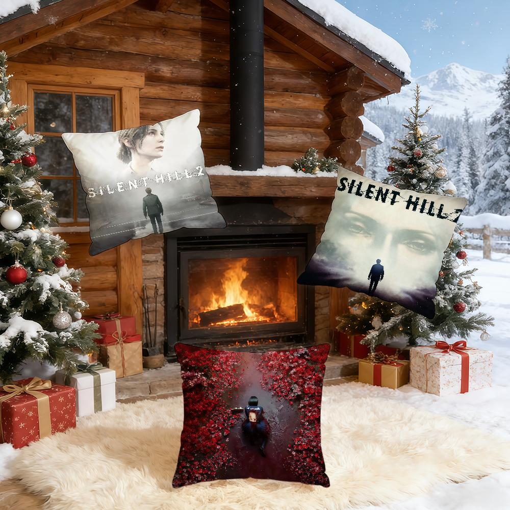 Horror Game SSilent Hill Cushion Cover Home Bedding Sofa Living Room Pillowcase Simple Soft Skin Cushion Cover Party Gift