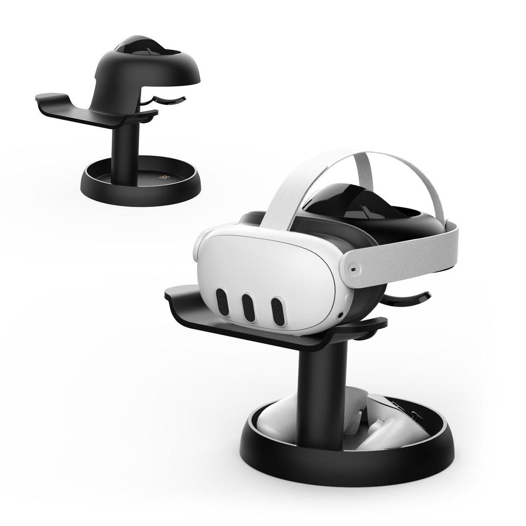 For VR Stand Headset Display and Controller Holder Mount Station For Meta Quest 3 / Quest 3S / PICO 4 / PICO 4 Ultra  Stand