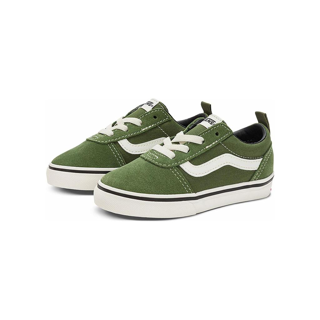 Vans Ward Slip-On Bequem Vielseitig Niedrige Schnürschuhe Laufschuhe Babyschuhe Grün VN0A3QU1E02