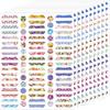 550 Pieces 10 Sheets Essential Oils Labels Include 270 Pieces Essential Oil Bottle Labels and 280 Round Cap Stickers Waterproof Stickers for Bottles