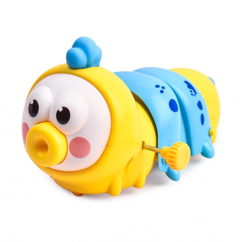 

Chain up colored caterpillar children s toys, clockwork cartoon cute parent-child interactive toys жовтий
