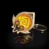 New Teyvat Vision Fontaine Water God Focalors Lyney and Lynette Keychain Luminous 7 Element Eye Of God Toy KeyRing