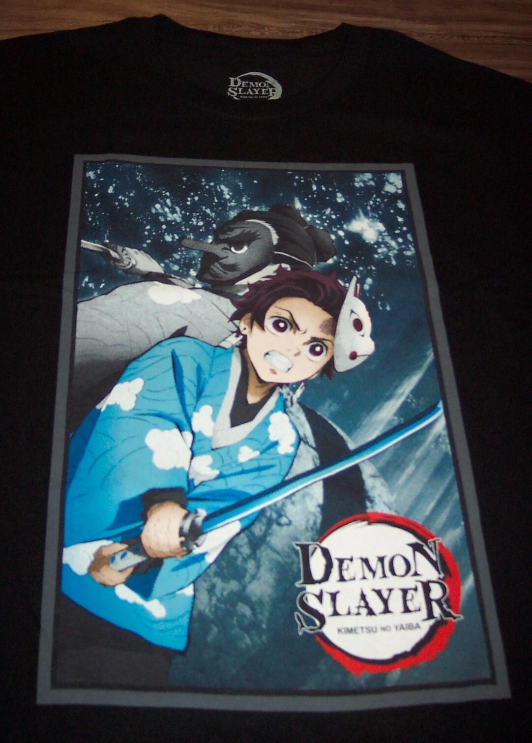 DEMON SLAYER Kimetsu No Yaiba T-shirt Mens LARGE NEW Anime XXL
