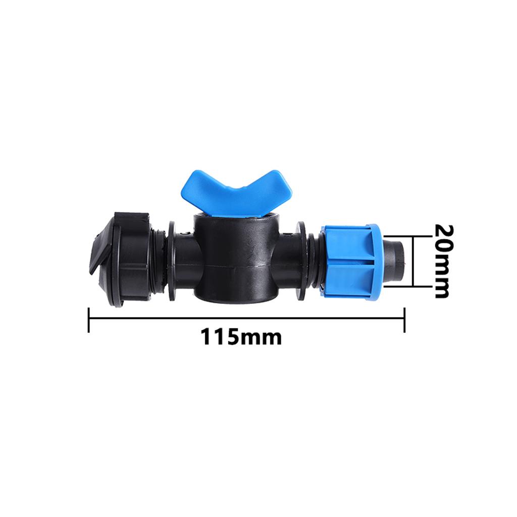 20/25/28/32/40/50/63mm Drip Irrigation Bypass Valve Plug-in Valve Barbed Switch Valve Drip Pipe Parts Irrigation Water Pipe Join