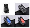 Flip 2 3 4 Button Carbon Car Key Case Cover for Toyota Camry 2022 2021 Corolla Key Cover Car Accessories Keychain Keyring Holder