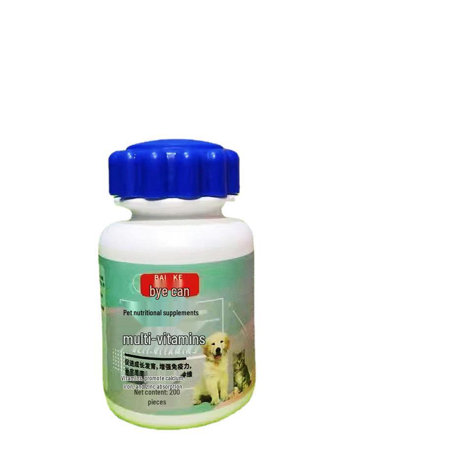 Baiding Haustier Kalziumtabletten - Doppelschicht Schafsmilch mit Spurenelementen