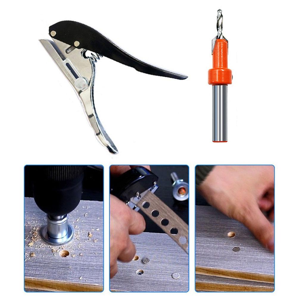 Adjustable Depth Hole Punch Set Fixed Hole Position