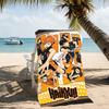 Beach Towel with Haikyu Pattern - soft,absorbent,machine washable Lightweight&Modern,swimming,Travel Essentials