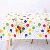 Waterproof Balloon Pattern Disposable Tablecloth for Birthdays - Rectangular, Thickened, and Oil-proof for Parties and Picnics.
