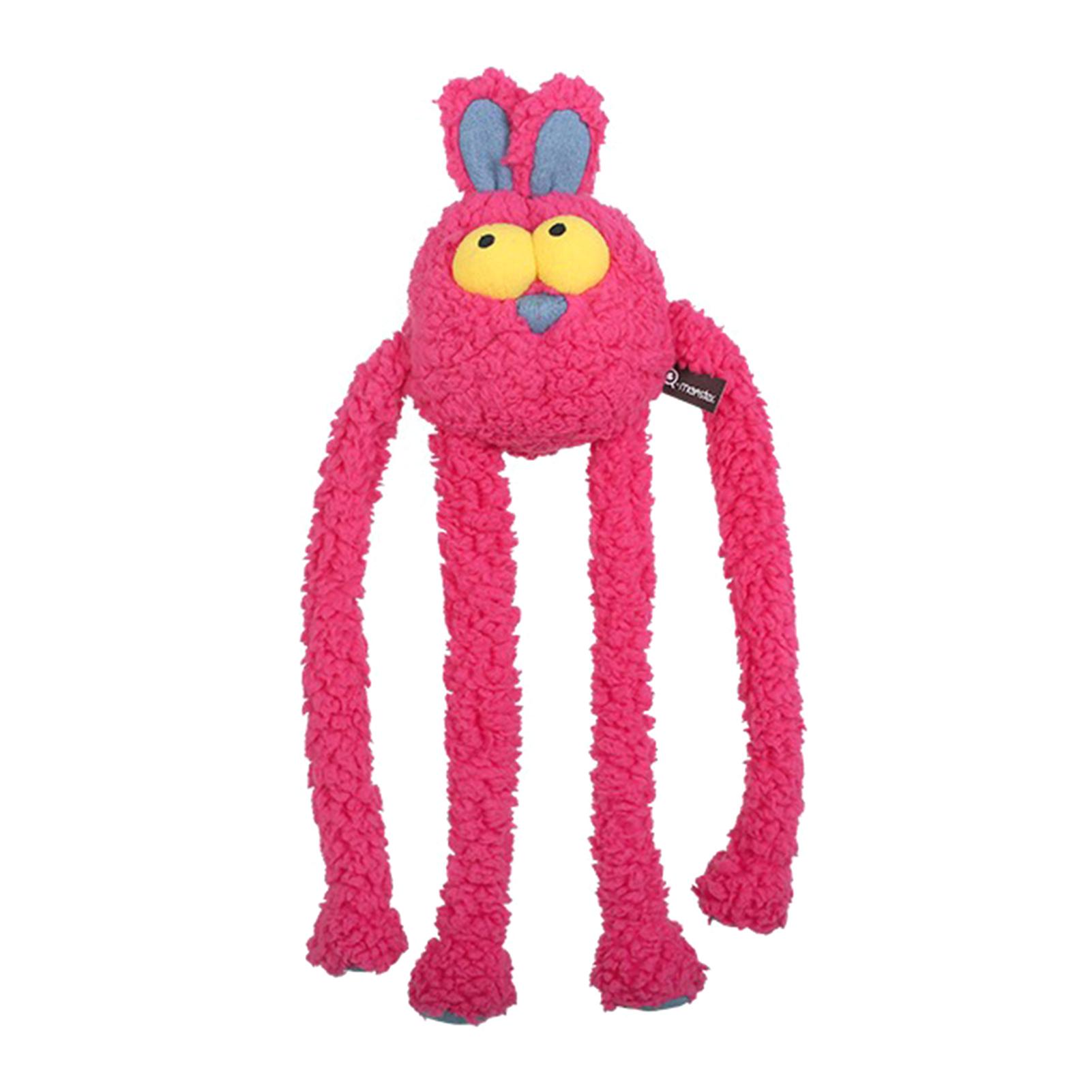 

Pet Dog Chew Toys Squeaky Plush Sounding Toy Dogs Funny Sounding Interactive Pull Plush Dogs Toys For Training And Entertaining рожевий червоний колір