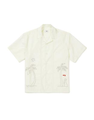 MMLG [Mmlg] Vacation Hf-Shirt (Cream)