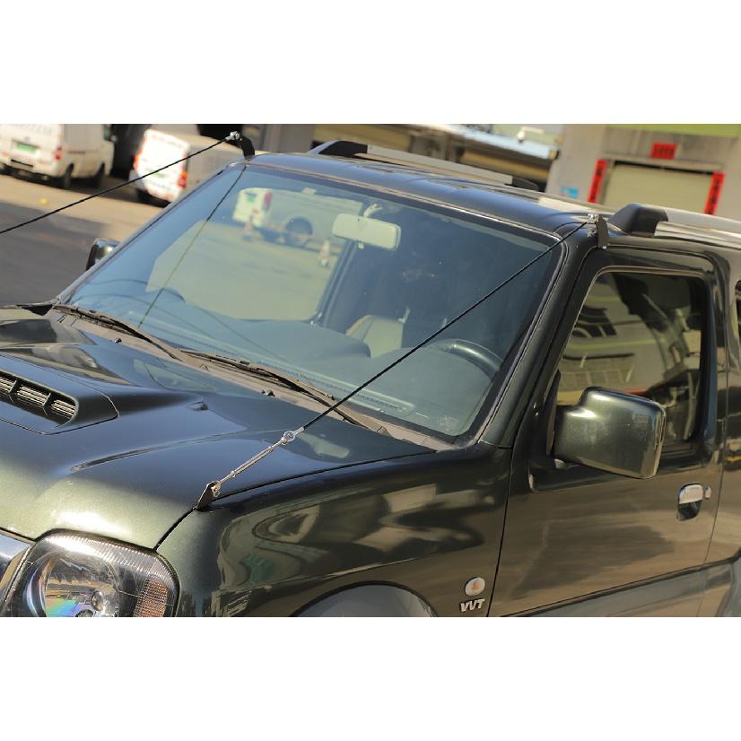 Elevador de extremidades de cuerda para eliminar obstáculos del capó del coche para Suzuki Jimny 2012-2017 JB23 JB43 decoración de línea de ramificación Exterior