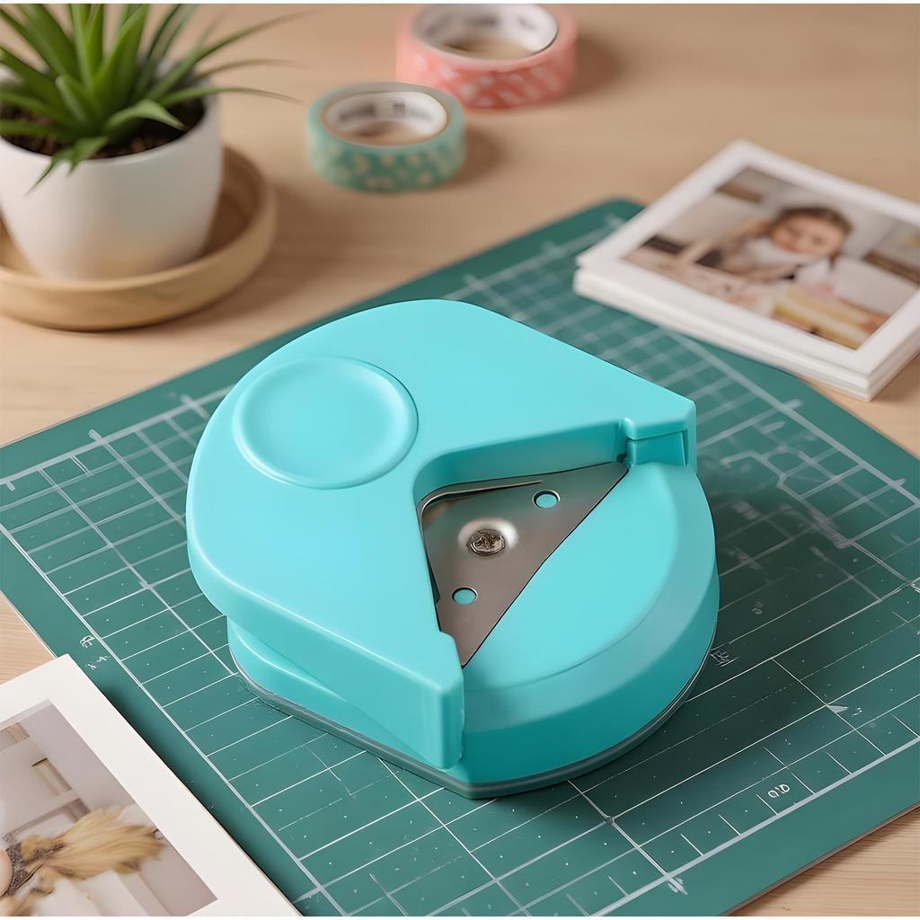 R4mm Corner Rounder Punch Portable Round Corner Cutter Professional Edge Rounding Tool for Paper Craft, Cardstock Photo Laminate