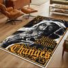 2pac Customized Name Floor Mat Perfect for Dining Room Kitchen Bedrooms Dormitory Antislip Carpet Anime Office Decor Perfect Gift for Friends & Family