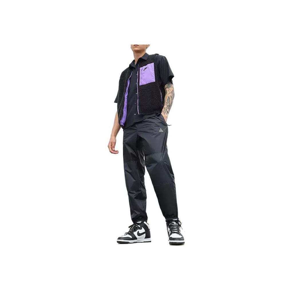 Nike Reversible Fleece Vest With Logo Print And Pocket Detail Men Vest Purple DQ4879-010