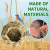 A34R Handmade Bird House Hummingbird House Outdoor 4-Pack, Natural Bird Nest Handwoven Hanging Bird For Garden Window Patio Lawn