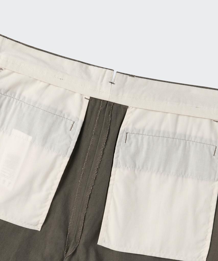MUSINSA STANDARD [City Workers] Linen Blend Tapered Pants [Khaki Gray]