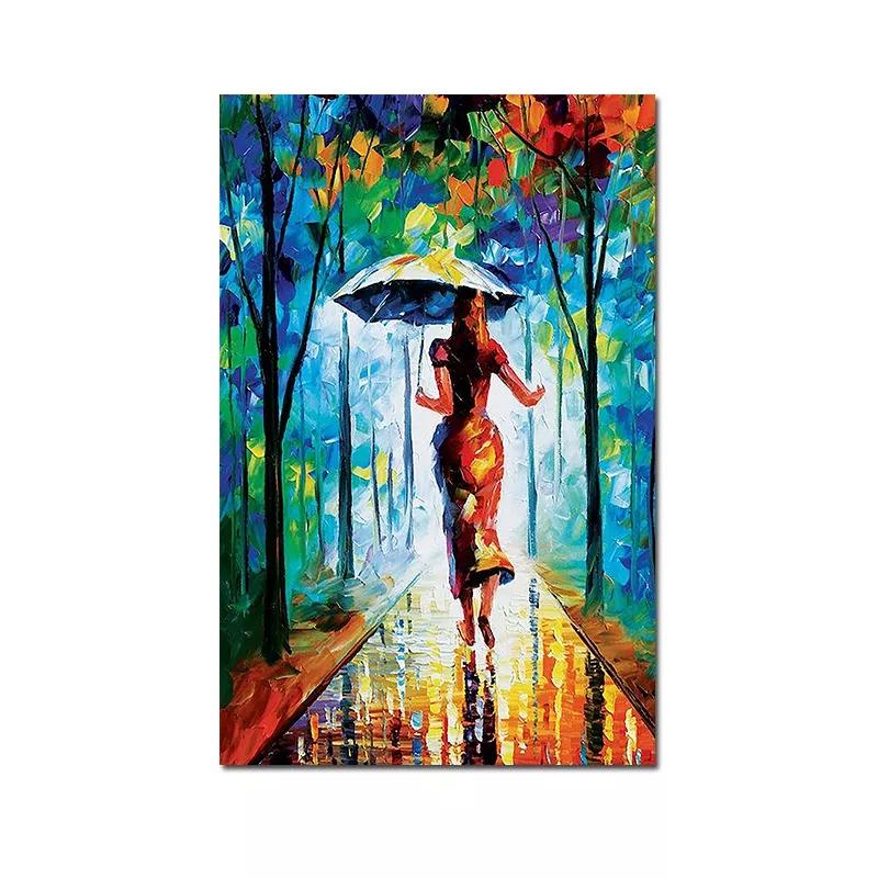 Abstract Oil Painting Iron Tower Poster Canvas Print Wall Art Picture For Living Room Home Decor Wall Decoration Frameless