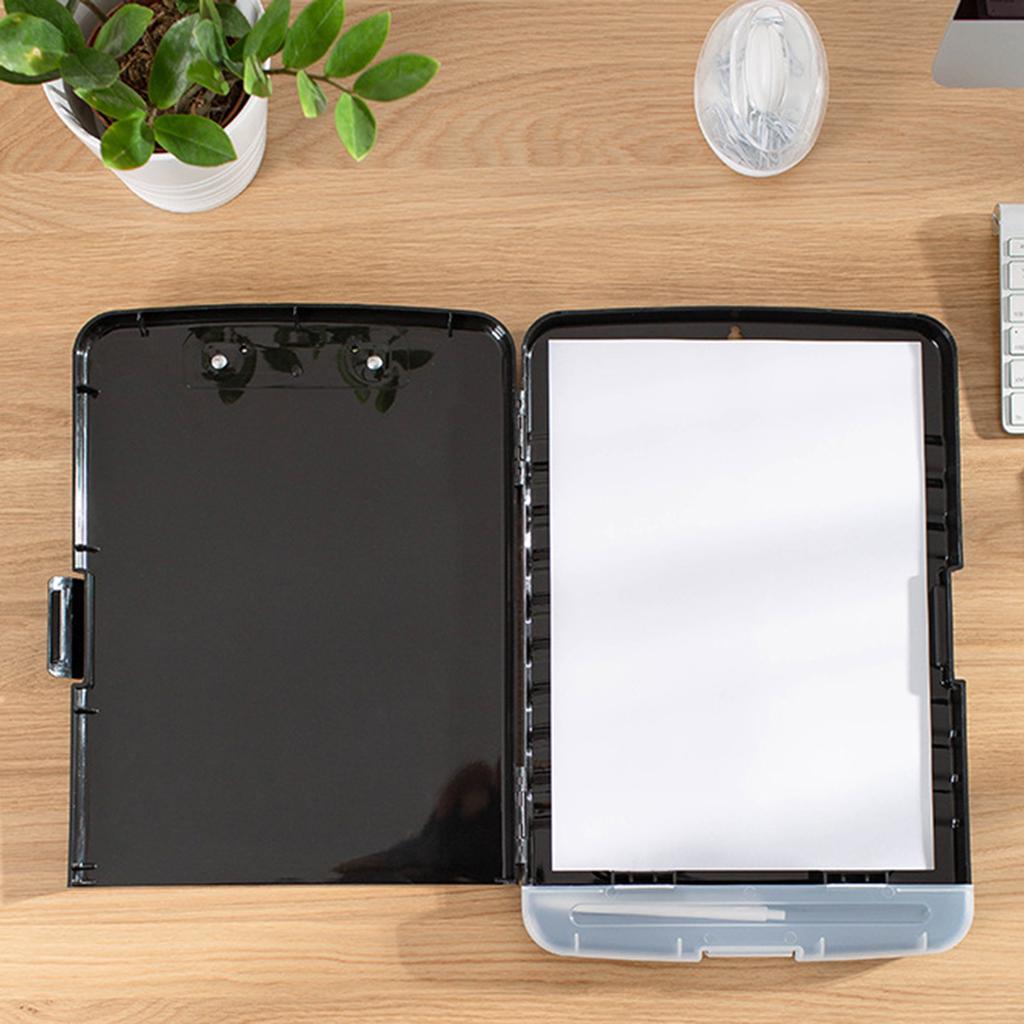 Multi-functional File Folder Desktop Test Paper Organizer Office Document Board Folder Storage Box Writing Board, Office