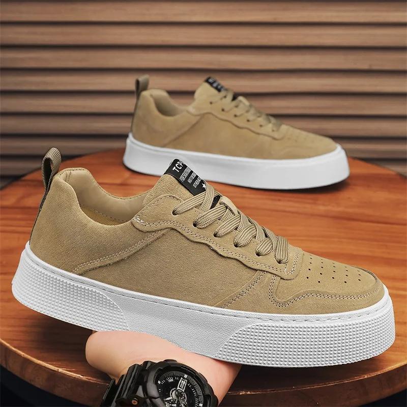 Trend Men's Casual Sneakers Lightweight Flat Shoes Comfortable Non Slip Running Shoes Soft Sole Vulcanized Shoes for Men Zapatos