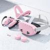 Compatível com Acessórios Meta Quest 3S, Capa Facial de Silicone VR, Capa Shell, Capa de Pegador para Controle Touch, Capa Protetora de Lente