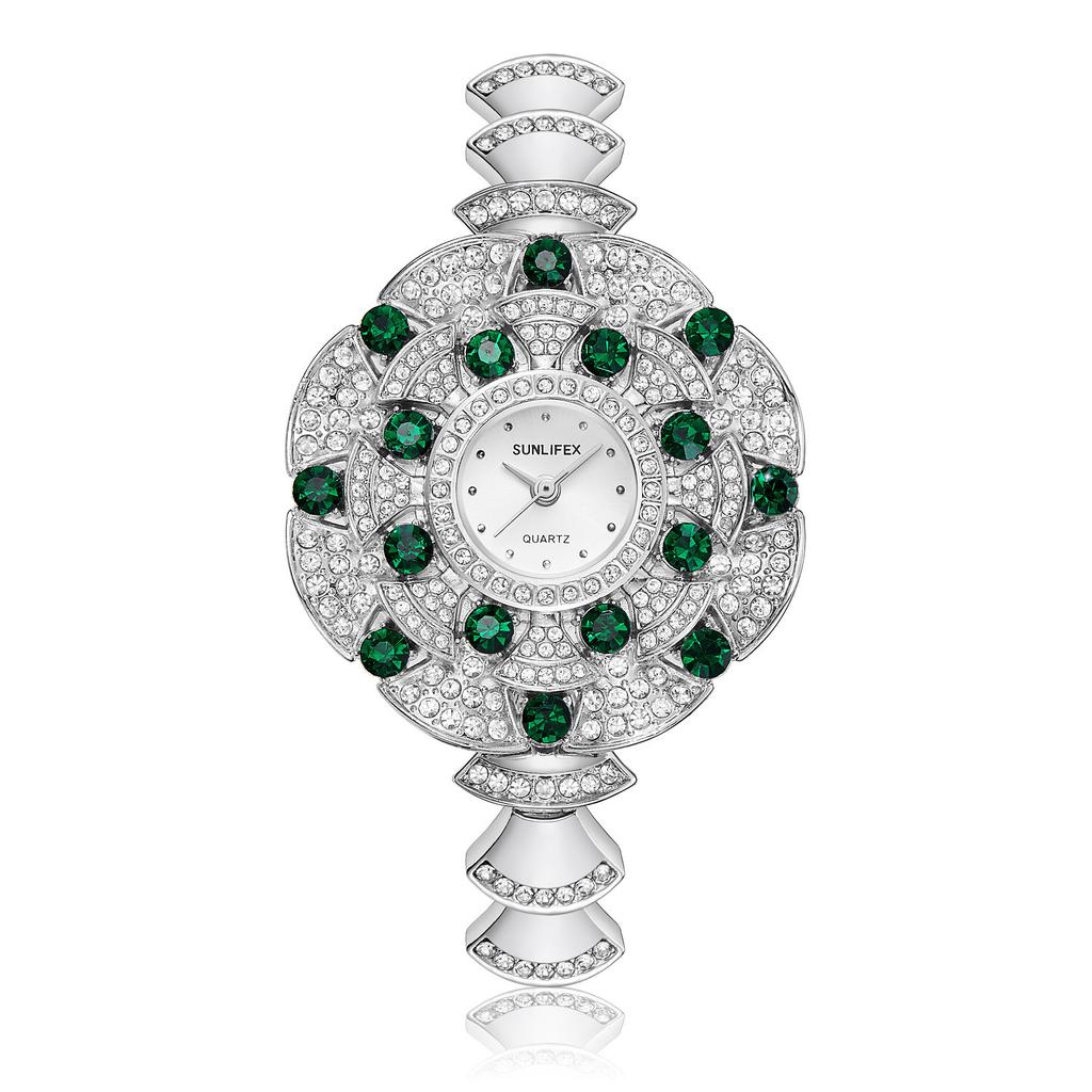 Watch Fashion Decoration Exquisite Bracelet Women'S Watch Diamond High Value Women'S Bracelet Alloy