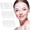 48 Pairs Eyebrow Stencil Stickers Disposable,Disposable Eyebrow Tape,Adhesive Eye Brow Stencils for Women,3 Shapes Eyebrows Tape Strips,Airbrush