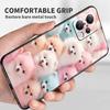 Cartoon Animals Cute Phone Case For Xiaomi Redmi Note 15 14 13 12 12S 11E 11 11S Pro Plus 4G 5G Black Soft TPU