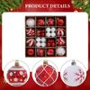 Weihnachtskugel Ornament Hängeanhänger Innenfeier Weihnachtsdekoration Bruchsicher für