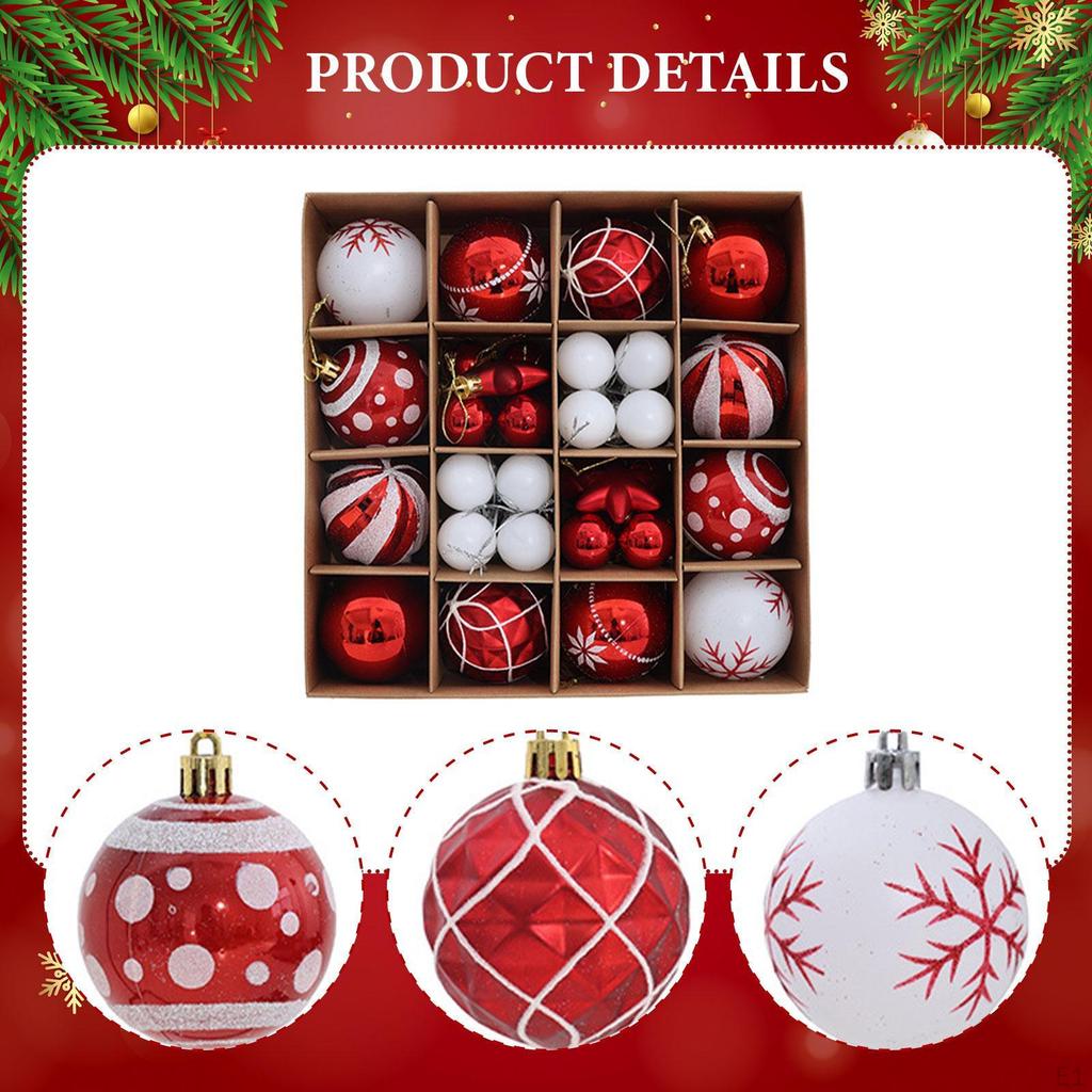 Weihnachtskugel Ornament Hängeanhänger Innenfeier Weihnachtsdekoration Bruchsicher für