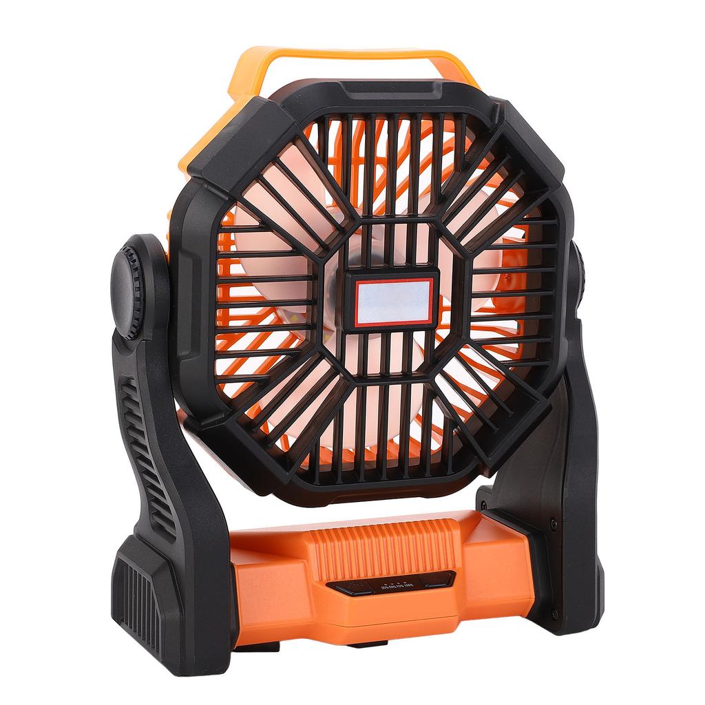 Camping Fan with LED Lantern Multifunction 8000mAh Portable Outdoor Camping Fan Power Bank for Camping Fishing Outage  