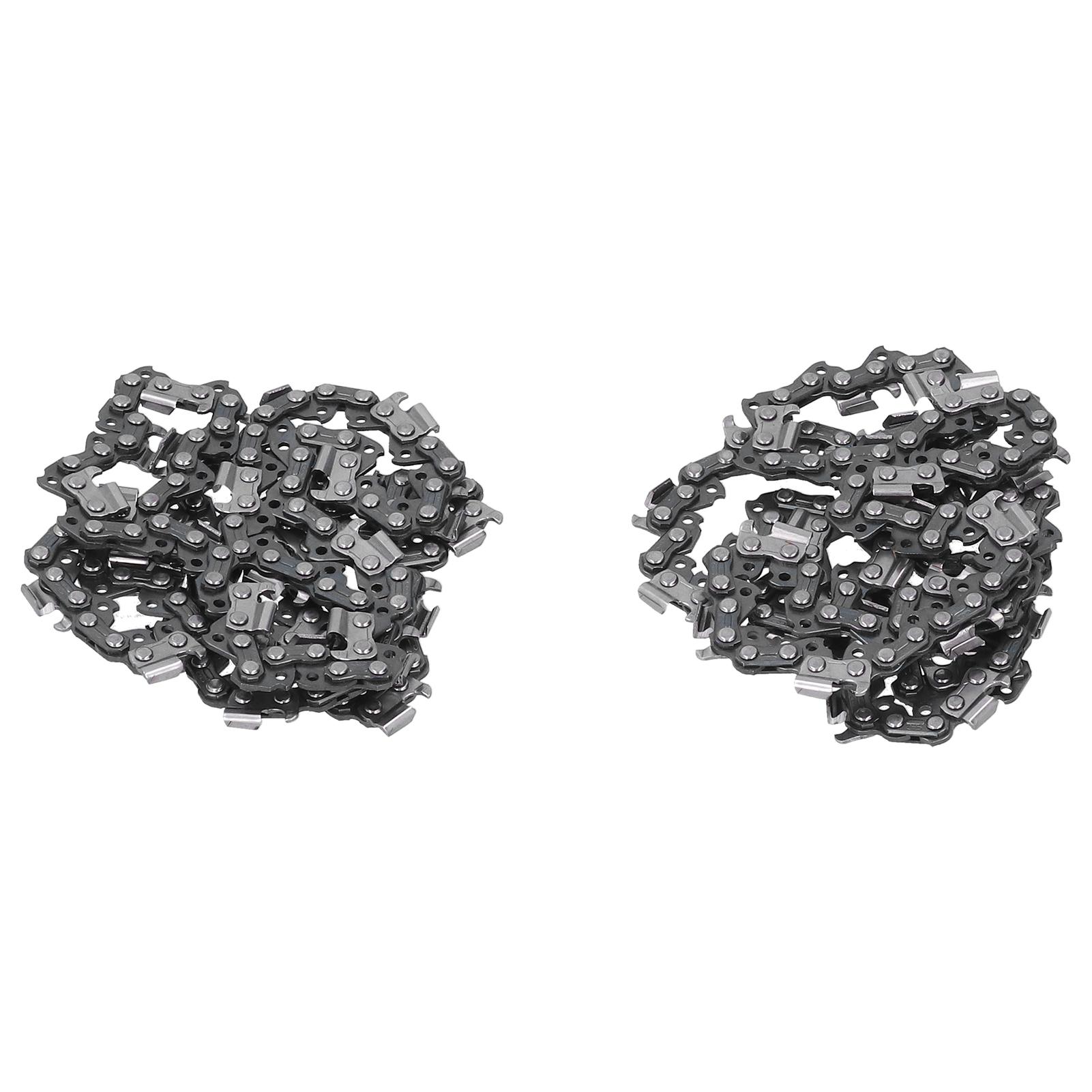 

2 шт. Цепь для бензопилы 18 дюймов 325 68 72DL Режущее полотно для пилы Набор из легированной стали для деревообработки72 Звена