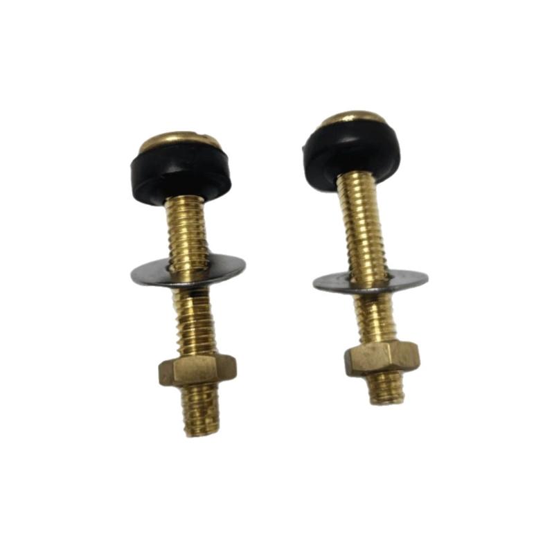 Heavy Duty Split Toilet Tank Fastener Set with Rustproof Secure Sealing Gasket Toilet Tank Mounting for Split Toilet Use