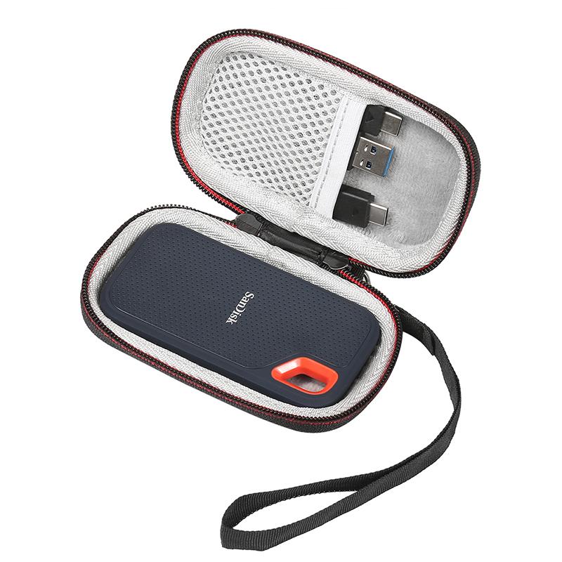 

Твердый чехол-коробка для хранения аксессуаров, сумка-чехол для SanDisk E30 E60 E61 SSD
