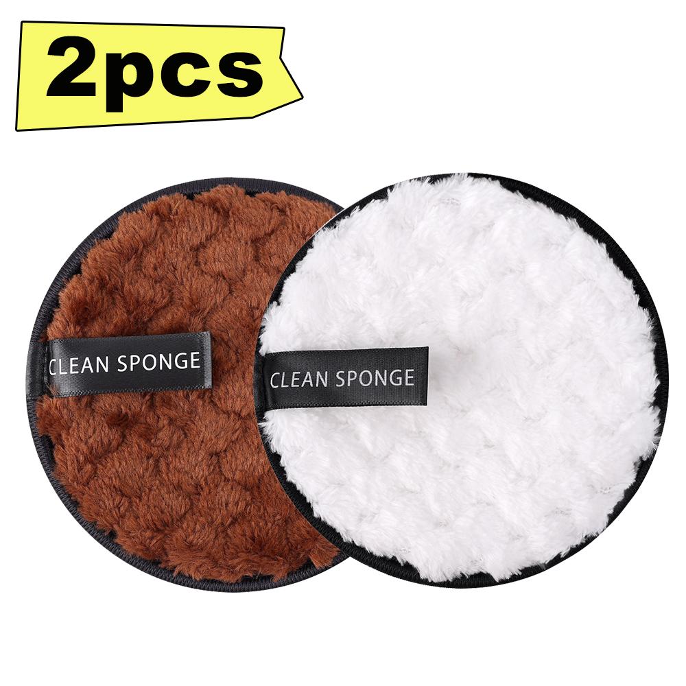 Very Fine Fiber Makeup Remover Puff Multicolor Facial Cleaning Towel Cosmetic Powder Puff Face Wash Cleanser Sponge Pads Makeup