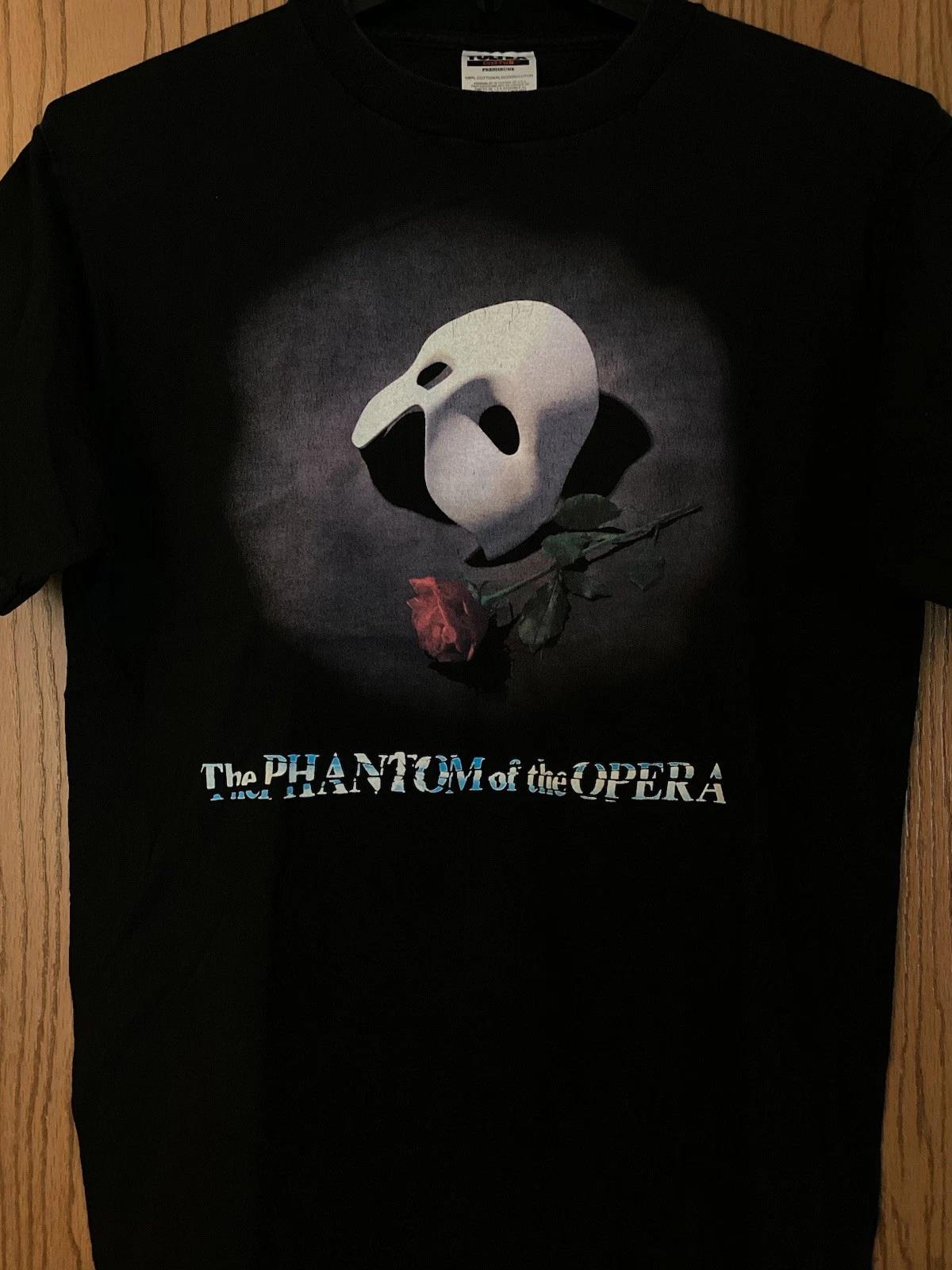 Phantom Of The Opera - Black Shirt - L - Tultex L