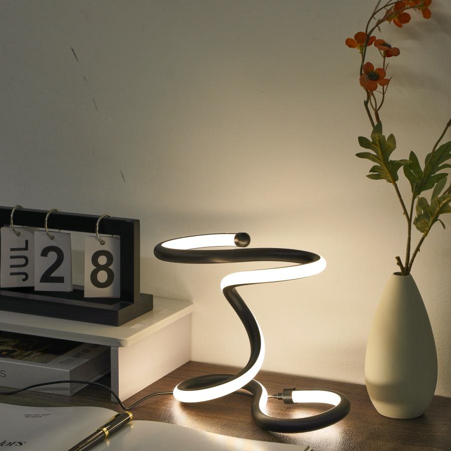 1PC Unique Design Desk Lamp with USB Power Supply - Three Color Lighting Options, Suitable for Bedroom, Study and Living Room De