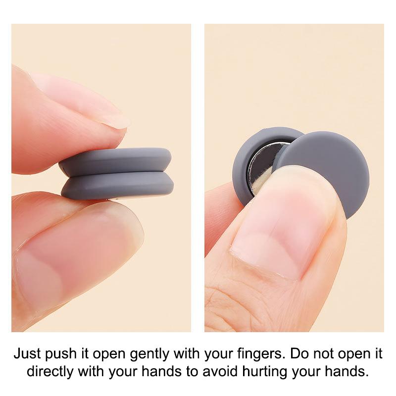 2/4/8Pcs Multifunctional Seamless Clothes Clips Adjustable No Sew Clothes Buttons With Strong Adhesion For Scarf Shirts Dresses
