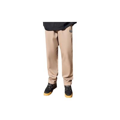 Sport Life Series Solid Color Elastic Waist Loose Sports Pants Unisex Bottoms Linen-Gray 172238502-1