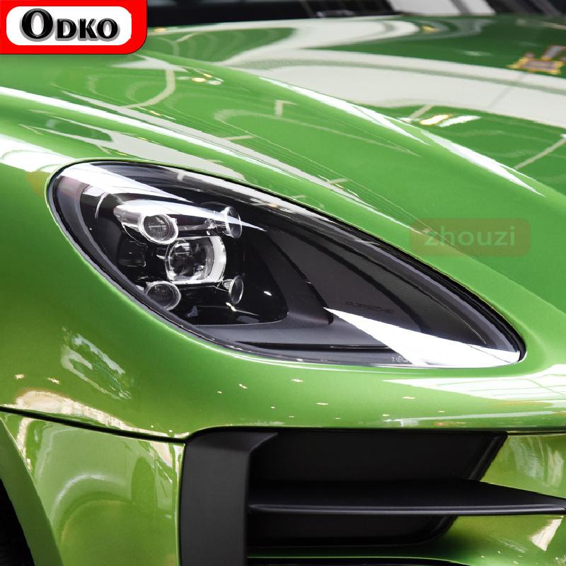 Per Porsche Macan 2018 Faro Auto Tinta Nero Pellicola Protettiva Vinile Fanale Posteriore Trasparente TPU Adesivo Accessori