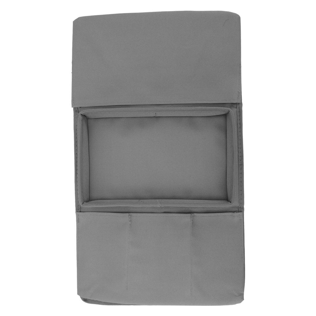 Sofa Tray Folding Arm Storage Holder Table 600D Oxford Cloth Side Pockets for Couch