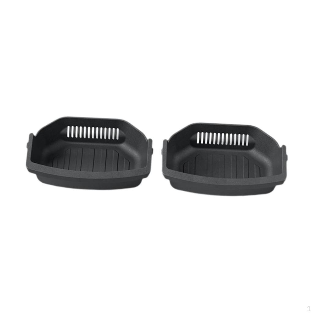 2 Pieces Car under Seat Storage Box Holder Comfort Multipurpose Convenience Intrior Accessory