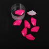 Weichen Fluorescent Double-Hole Flat-Bottomed Axe Glass Hand-Sewn Diamond Decoration Dopamine Color Diy Wedding Decoration Clothing Matching