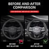 Para Cadillac Funda de Volante de Fibra de Carbono y Gamuza Compatible con ESCALADE ESV CT4 CT5 CT6 XT4 XT5 XT6 LYRIQ ATS CTS SRX XLR