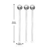 6Pcs 80s Mirror Disco Ball Stirrers Cocktail Beverage Coffee Stirrer Drink Sticks for Birthday Bachelorette Wedding Party Decor